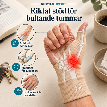 NeedyKnee TumFlex™ – Stöd & komfort
