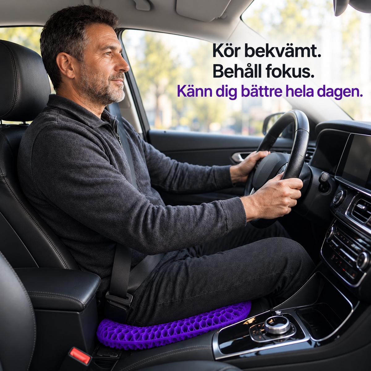 NeedyKnee SittKomfort™ – Ergonomisk gelkudde för hälsosamma sittstunder