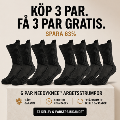 NeedyKnee™ Arbetsstrumpor